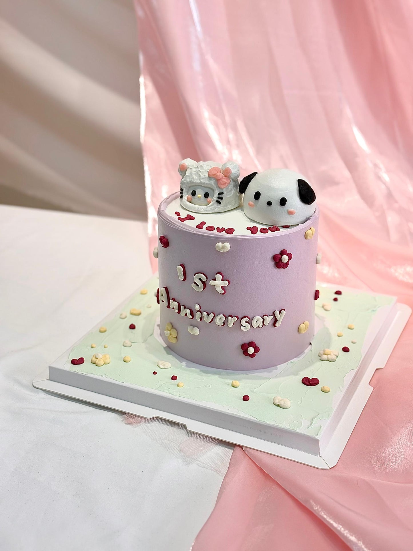 Kitty and Pochacco