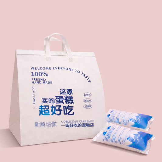 Reusable Cooler Bag + Ice Packs