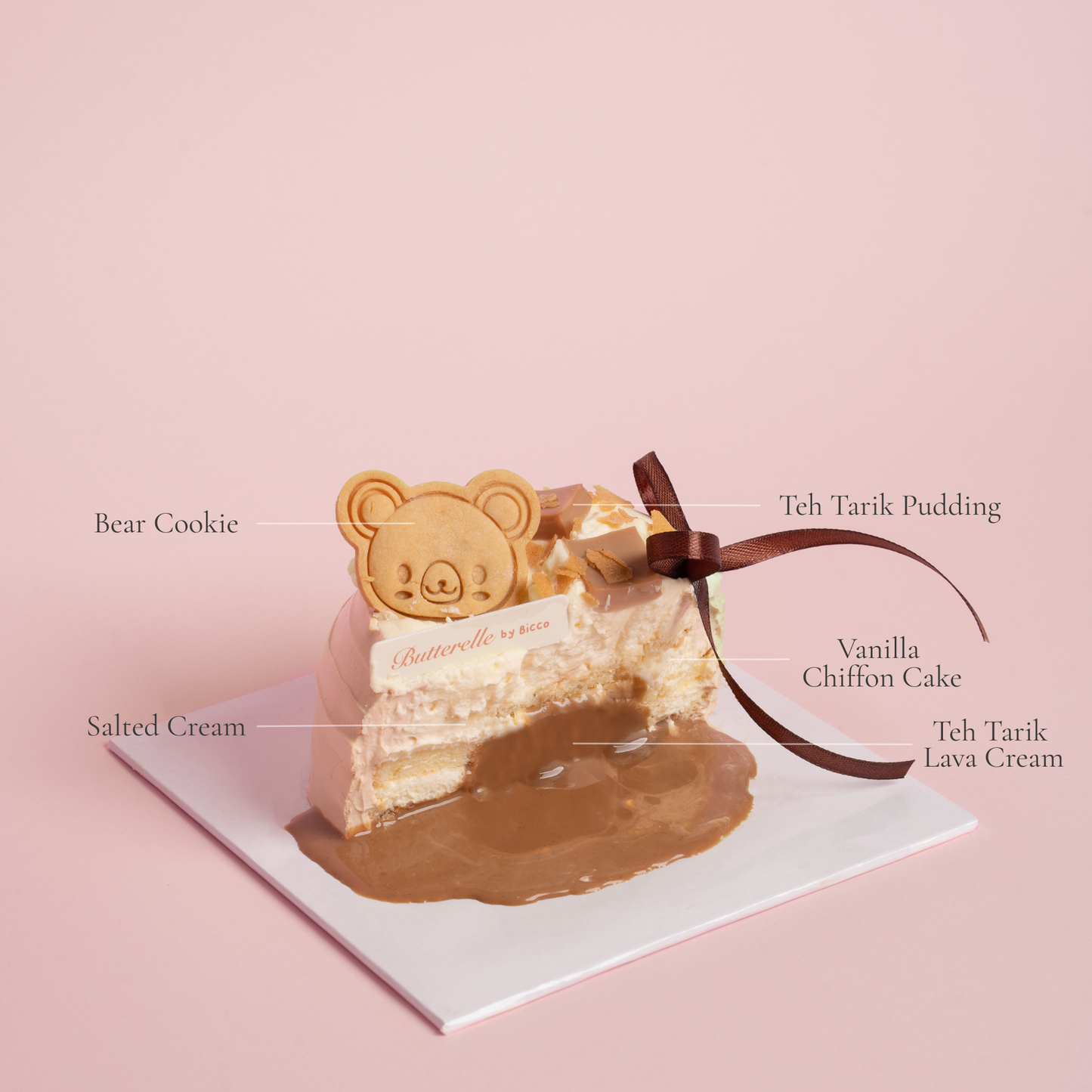 Teh Tarik Kaw Cake